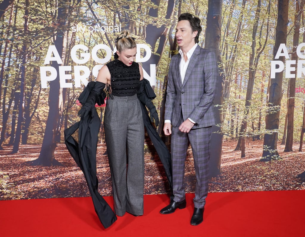 Florence Pugh, Zach Braff Reunite at A Good Person Premiere