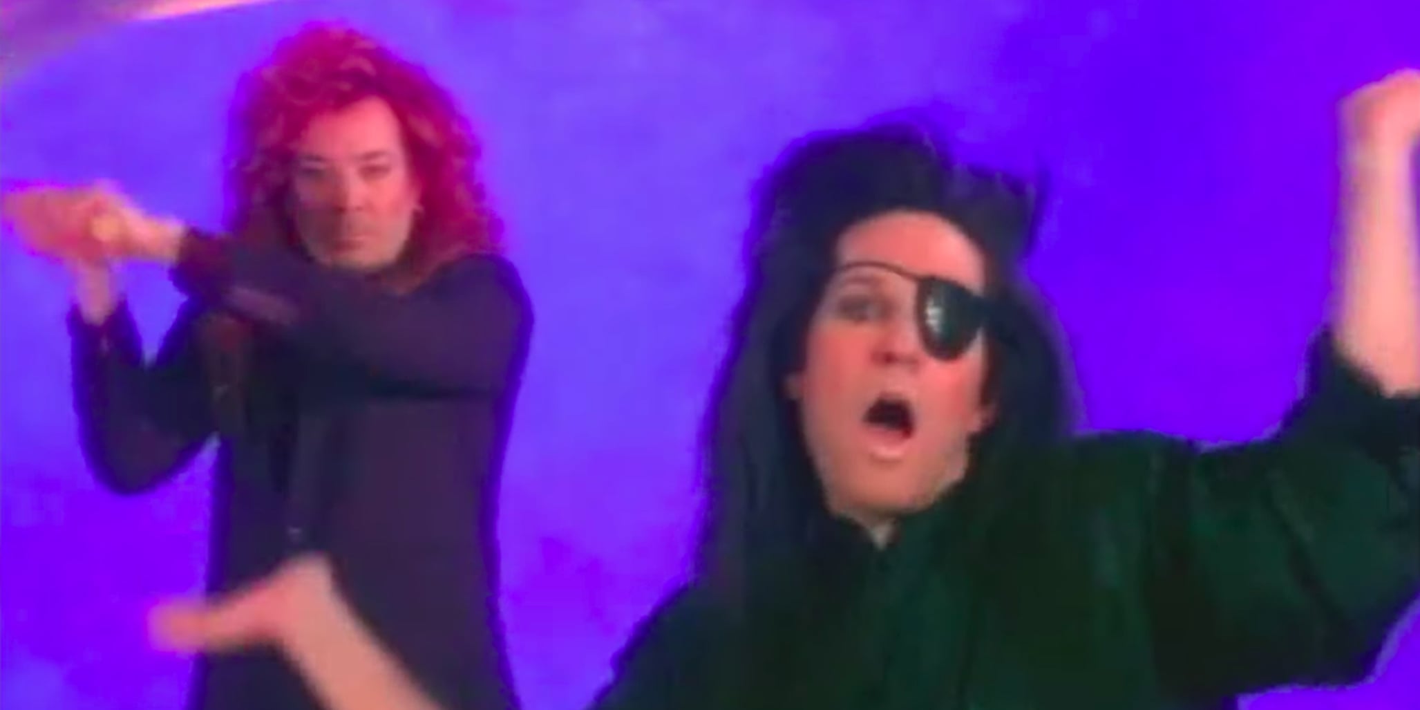 Paul Rudd and Jimmy Fallon "You Spin Me Round" Music Video POPSUGAR(01)