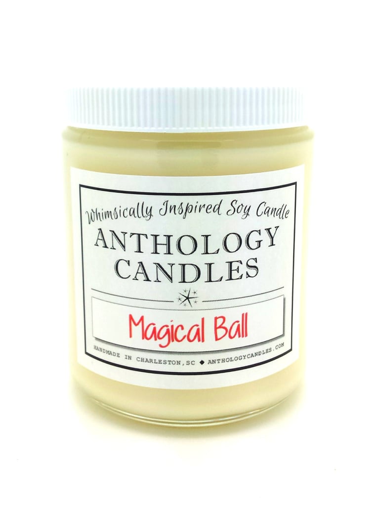Magical Ball candle ($16) with sweet mistletoe, snow, eucalyptus, spearmint, Christmas tree, and subtle sugar notes