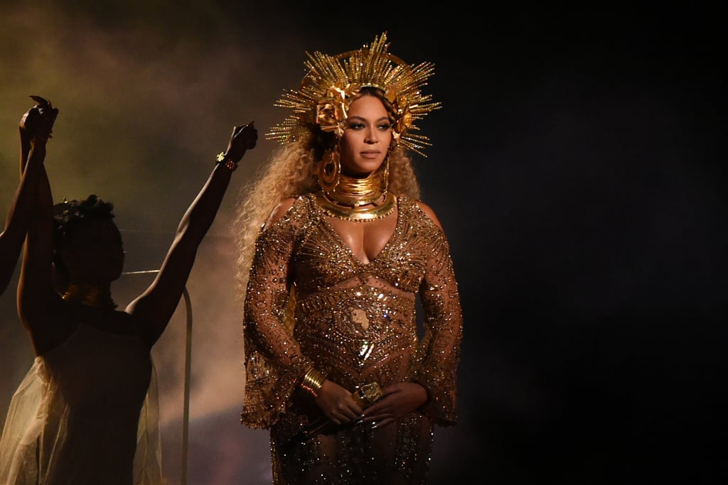 Beyonce Knowles at the 2017 Grammys