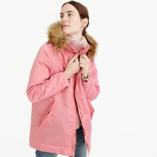 J.Crew Pink Parka