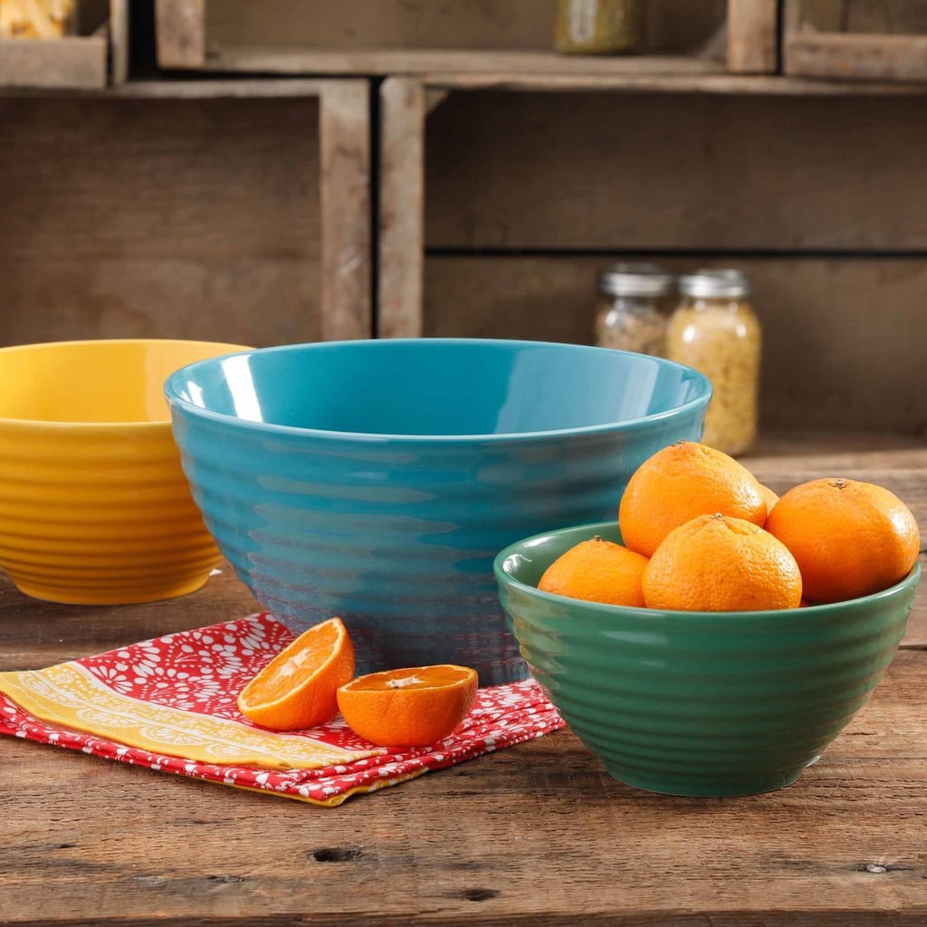 The Pioneer Woman Flea Market 3-Piece Mixing Bowl Set ($20)