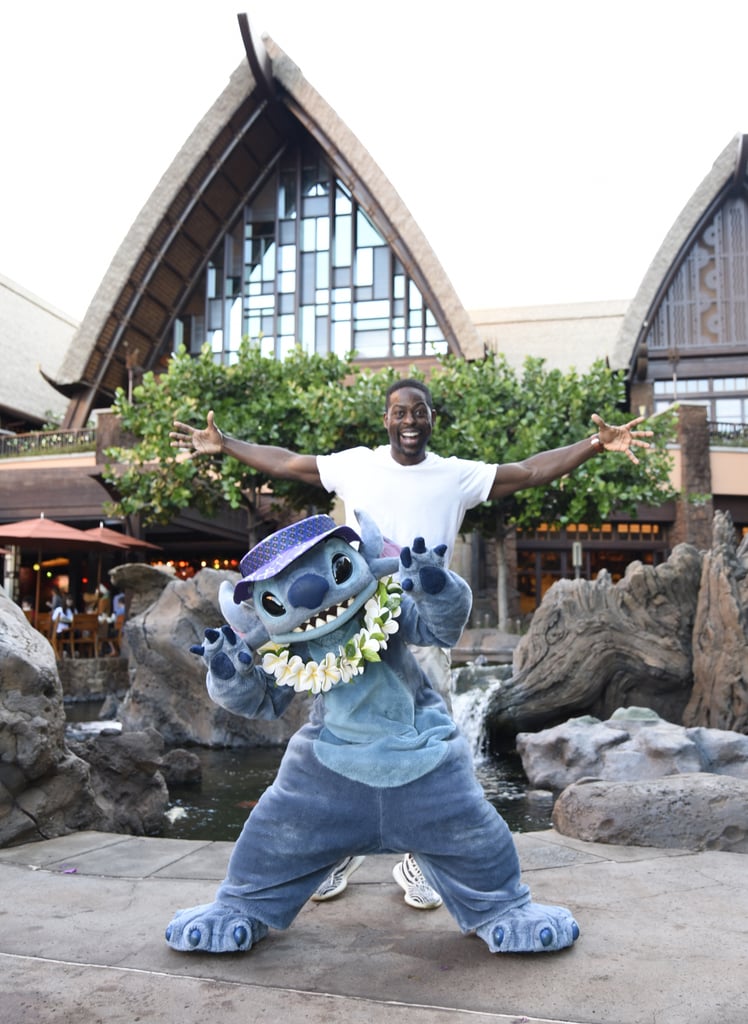 Sterling K. Brown and Family at Disney's Aulani Resort 2017