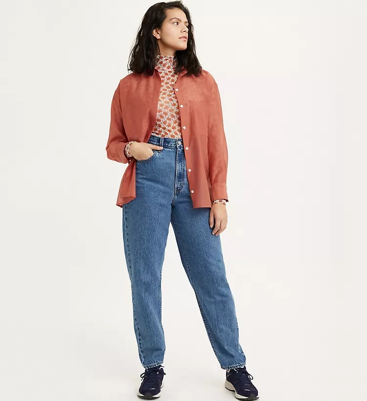 Mom-Jeans Outfits: Levi's High Loose Taper Fit Jeans