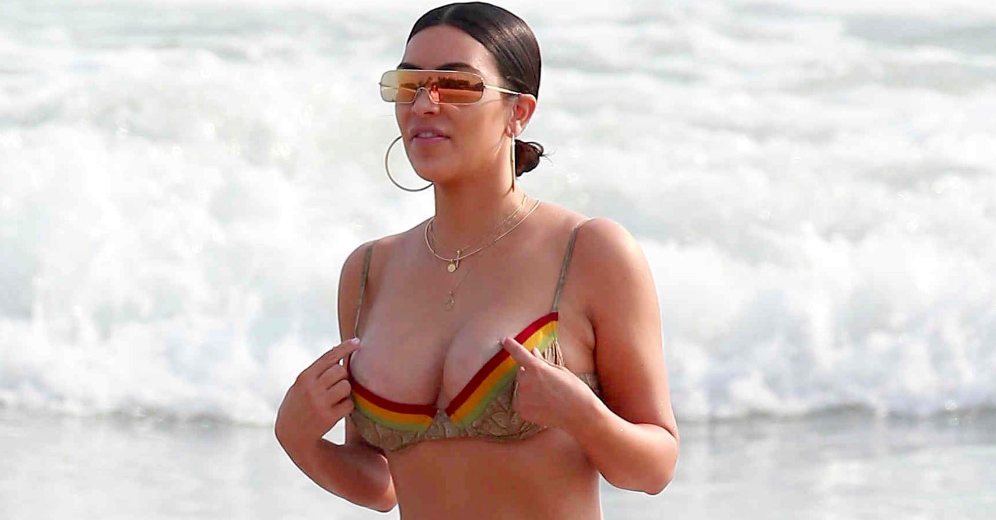 But of Course Kylie Jenner Packed Her Louis Vuitton Swimsuit For
