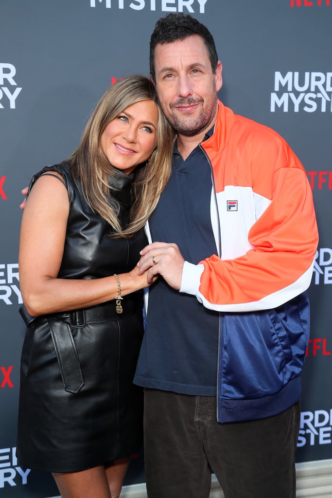 Adam Sandler and Jennifer Aniston at a "Murder Mystery" Premiere in 2019