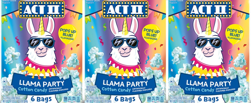 Act II's Llama Cotton Candy Popcorn Turns Blue When Popped!