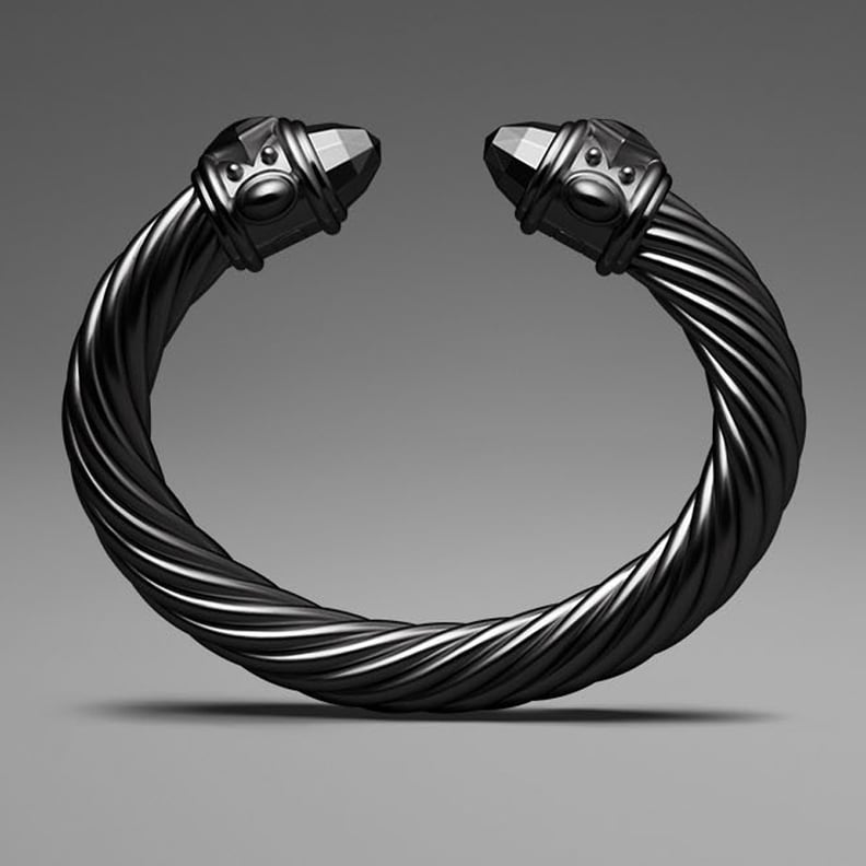 David Yurman Black Aluminum Cable Bracelet