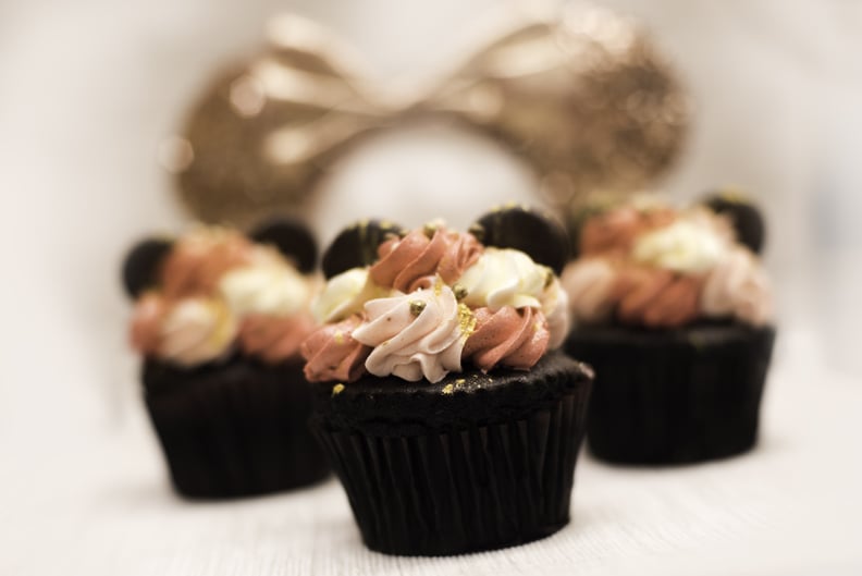 Rose Gold Chocolate Cupcake