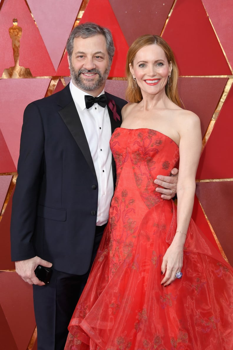 Judd Apatow and Leslie Mann