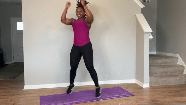 Circuit, Exercise 3: Straight-Arm Jumping Jack