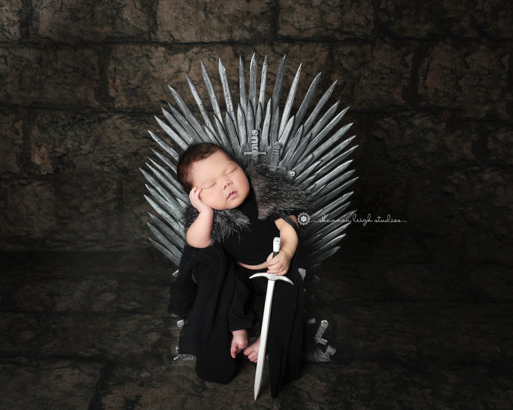 Game of Thrones Newborn Photo Shoot