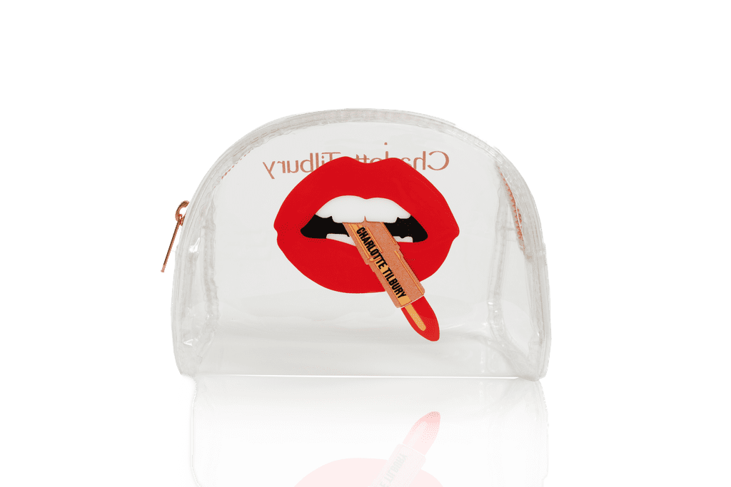 Charlotte Tilbury Hot Lips 2 Clear Makeup Bag