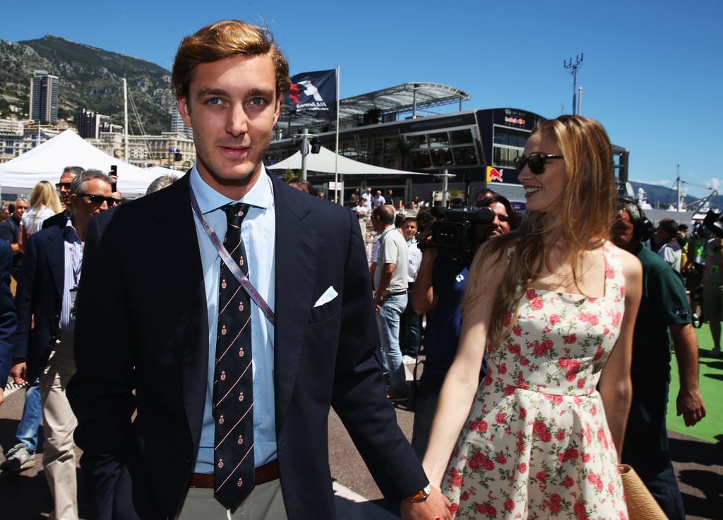 Sun shone on the couple at the Grand Prix of Monaco in May 2013.
