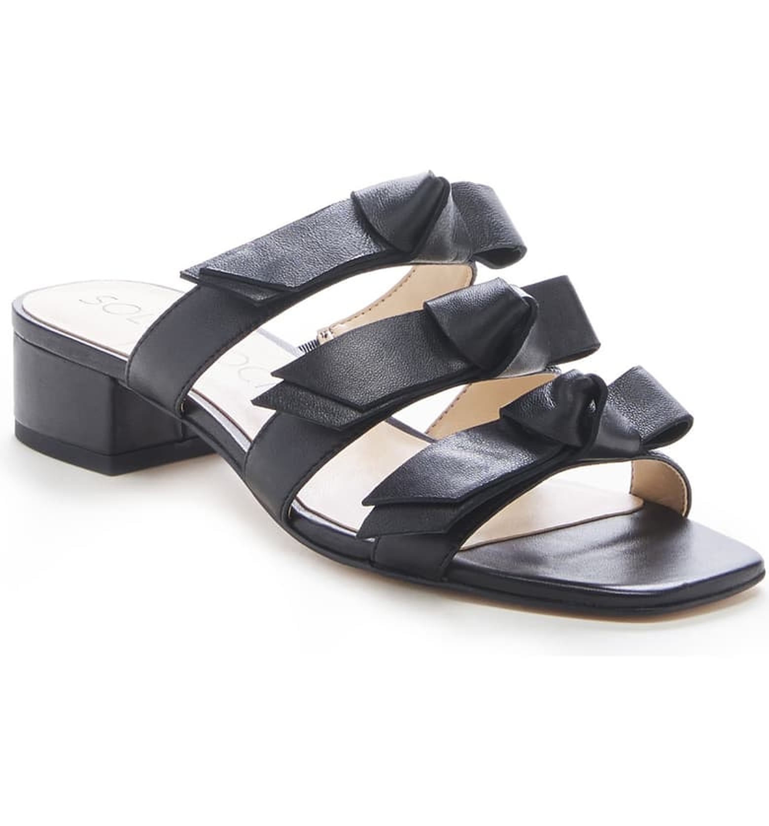 stylish black sandals