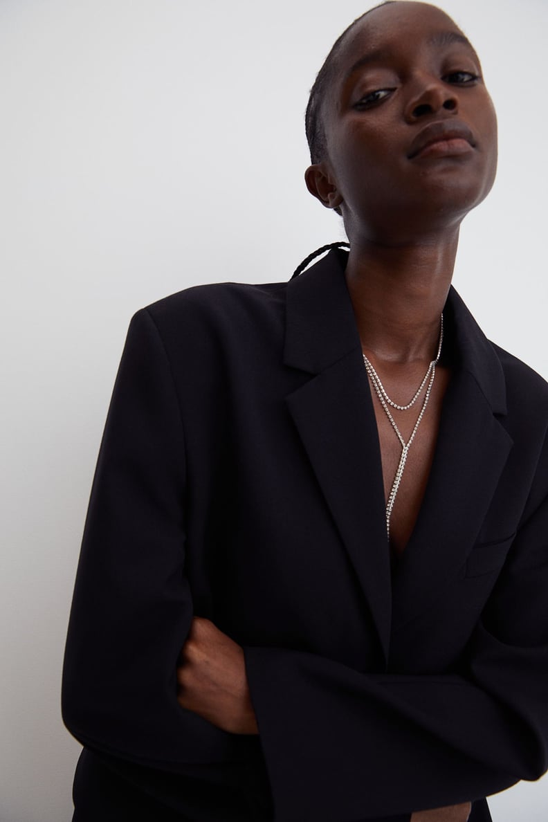 A Party Piece: Double-strand Rhinestone Necklace