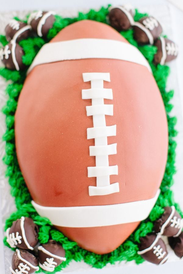 Football Groom's Cake