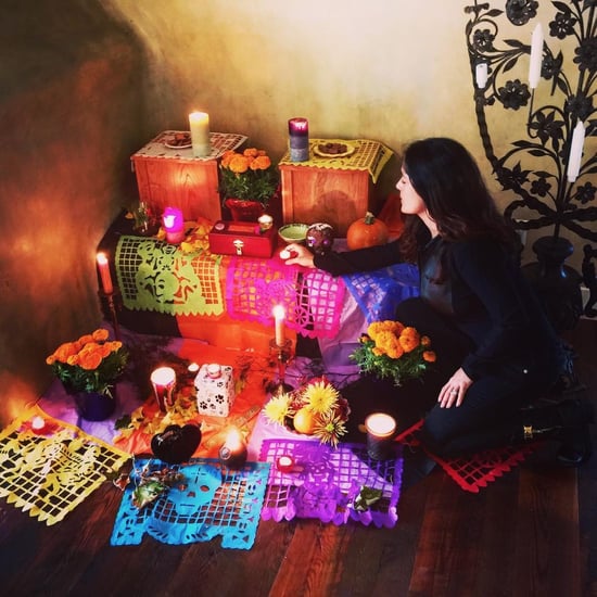 Salma Hayek's Dia de los Muertos Altar For Her Pets