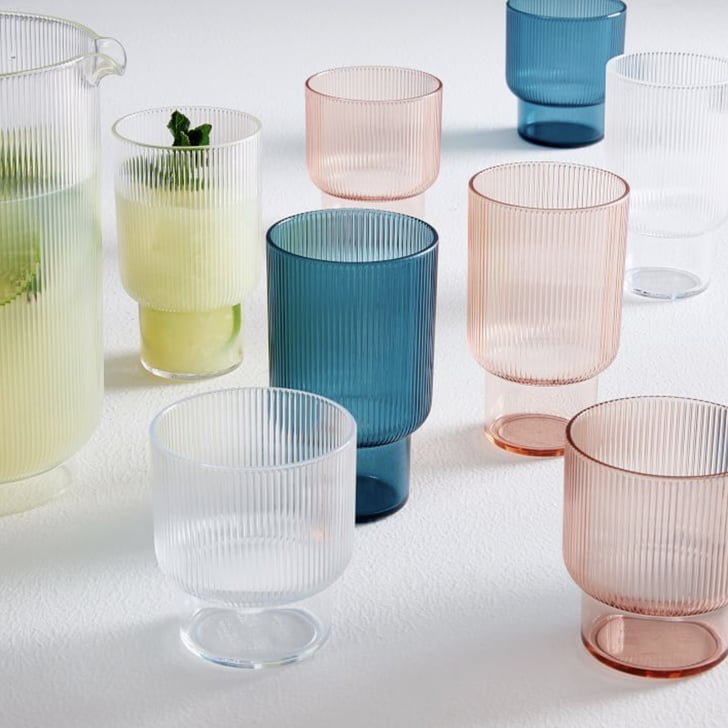 Cheers to These West Elm Fluted Acrylic Drinking Glasses Best