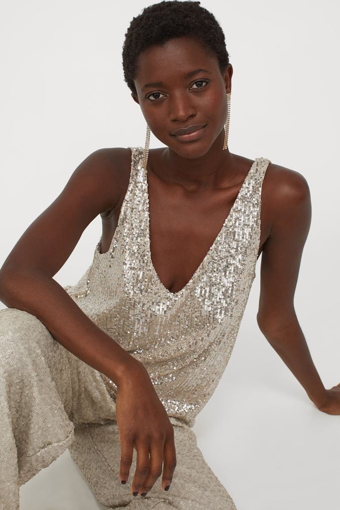 Sequined Sleeveless Top