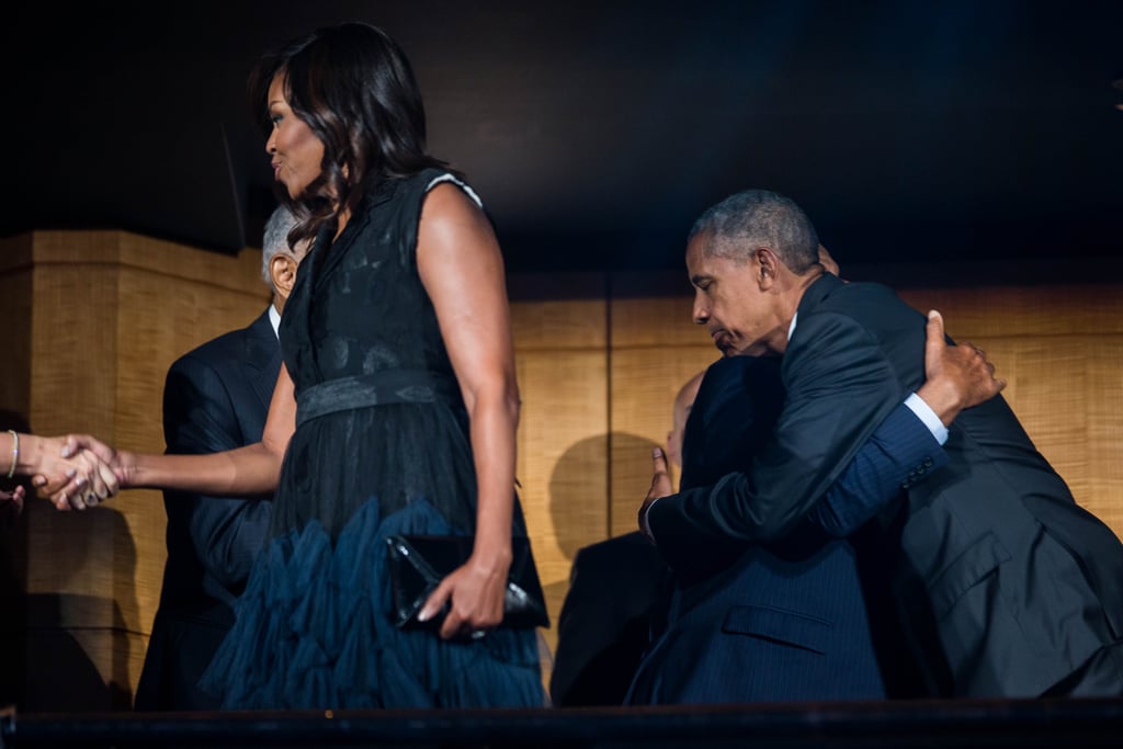 Michelle Obama Tuxedo Dress at the Kennedy Center Sept. 2016