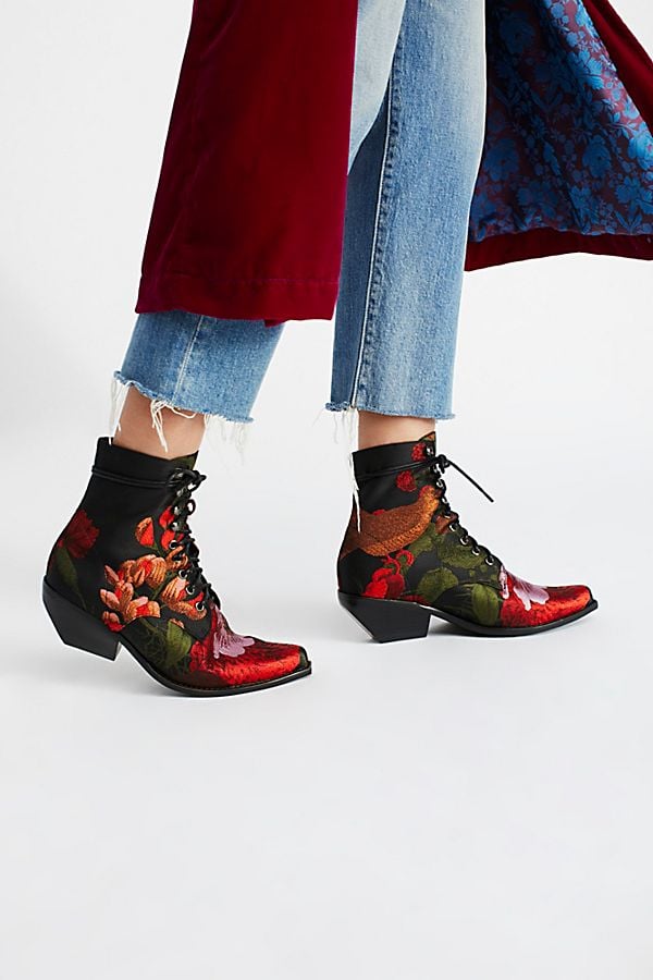Jeffrey Campbell Grove Lace-Up Western Boot