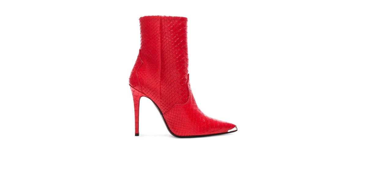 Amiri Western Embossed Snakeskin Boots 