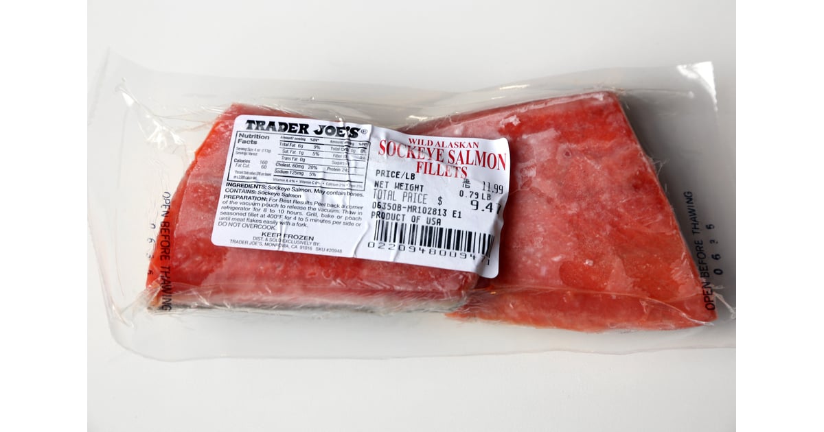 Trader Joe's Frozen Wild Sockeye Salmon Fillets The Best Products