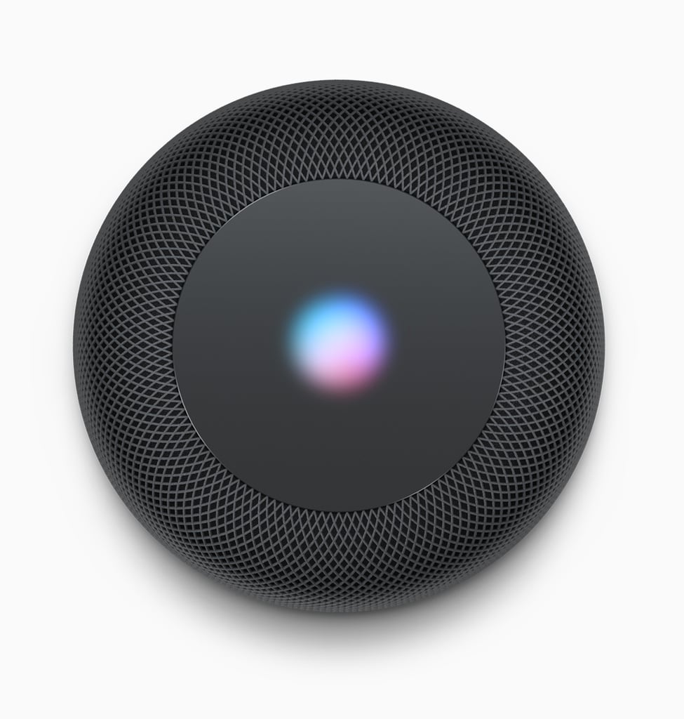The HomePod in Space Gray.
