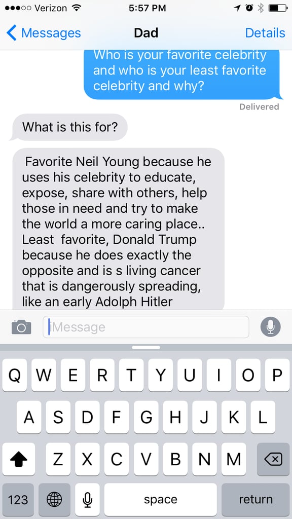 This Dad Who Just Can't Deal With Donald Trump