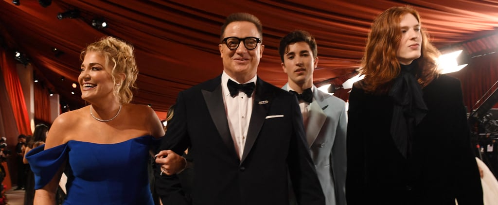 Brendan Fraser and His Sons at the 2023 Oscars