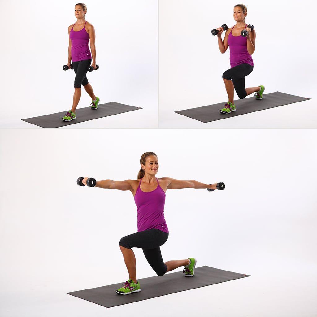 Split Lunge With Twist