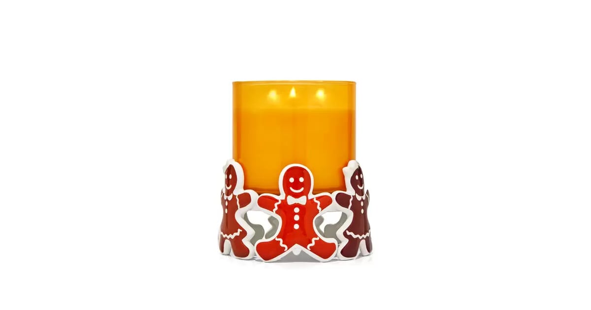 Bath & Body Works Gingerbread Friends 3Wick Candle Holder Bath