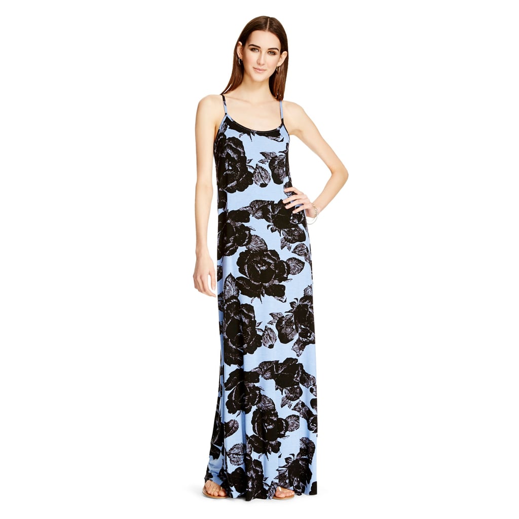ANDERSON Cross Strap Maxi Dress Blue Rose | Summer Dresses Under $100 ...