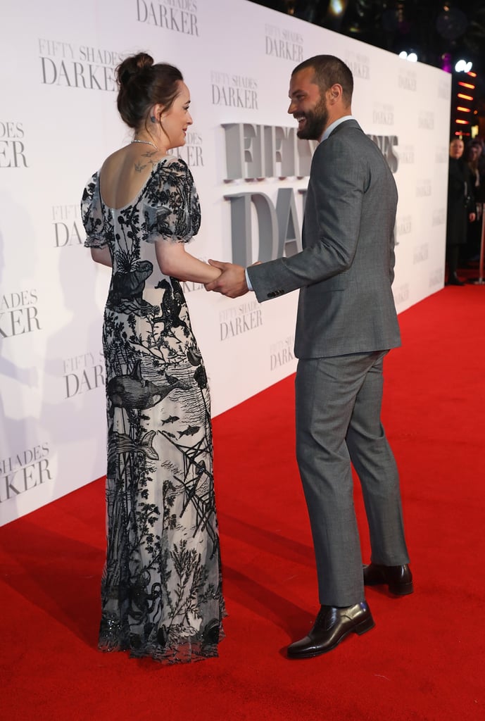 Jamie Dornan and Dakota Johnson Fifty Shades Darker UK 2017