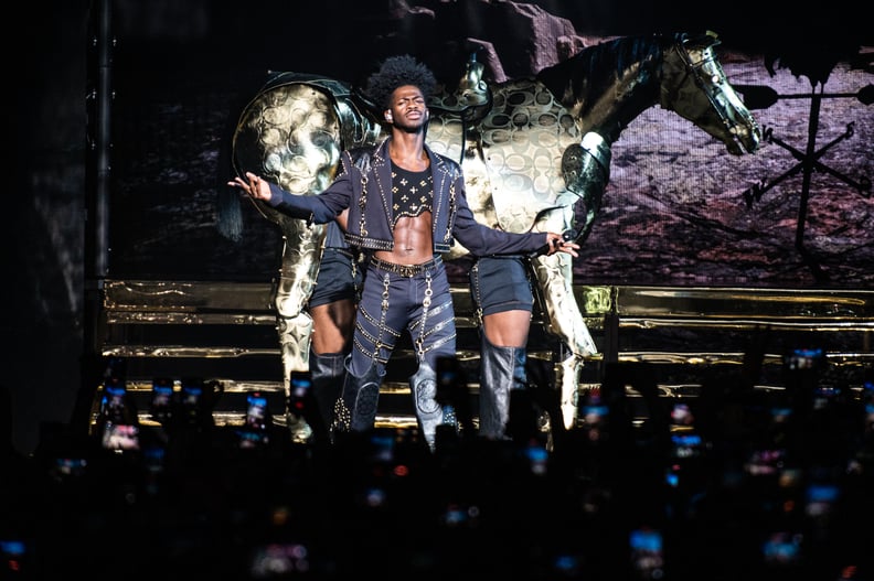 WASHINGTON, DC - SEPTEMBER 25: Lil Nas X performs at a sold out show at The Anthem on Sunday evening. (Josh Sisk/For The Washington Post via Getty Images)