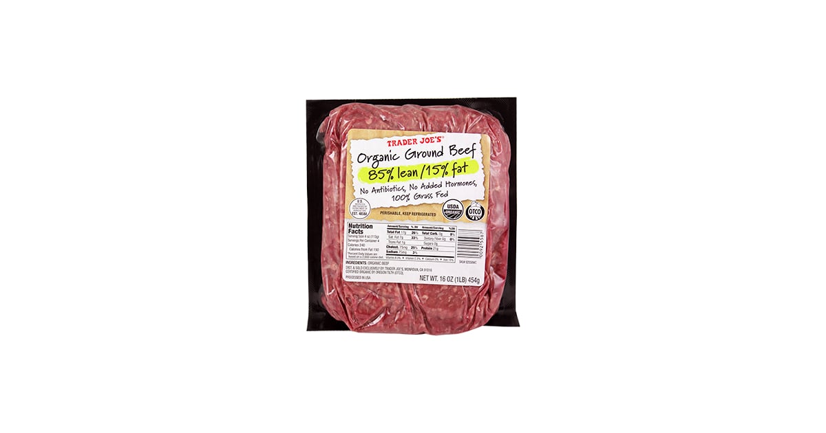 Trader Joe's Organic GrassFed Ground Beef (7) KetoDiet Foods From