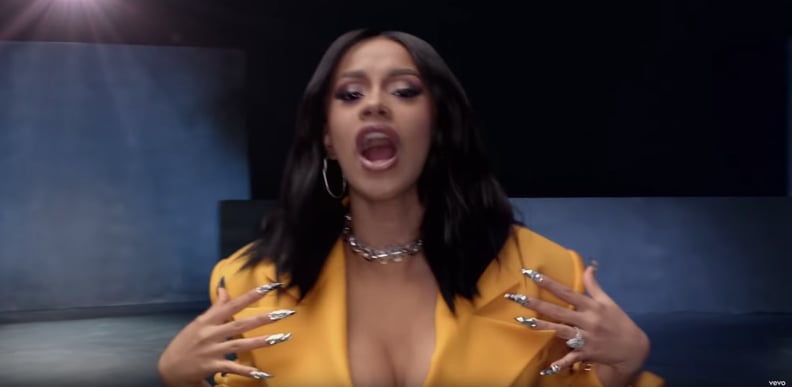 Cardi B's Nails in "Girls Like You"