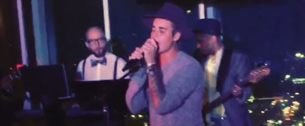 Justin Bieber Singing Boyz II Men "I'll Make Love To You"
