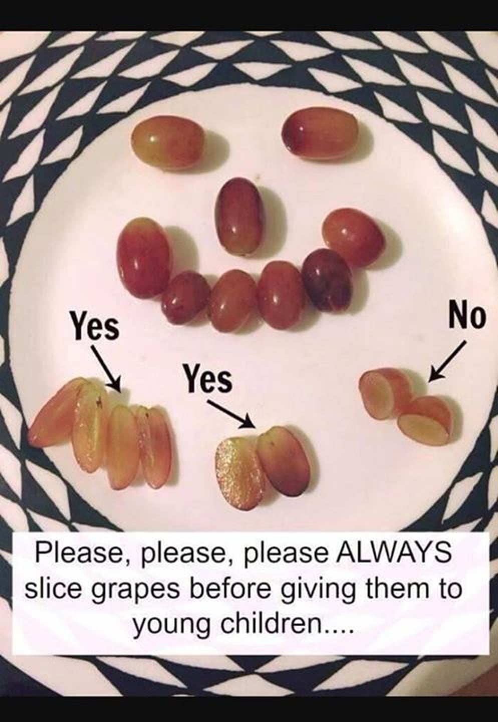 The Correct Way to Cut Grapes to Avoid Choking Hazard | PS Family