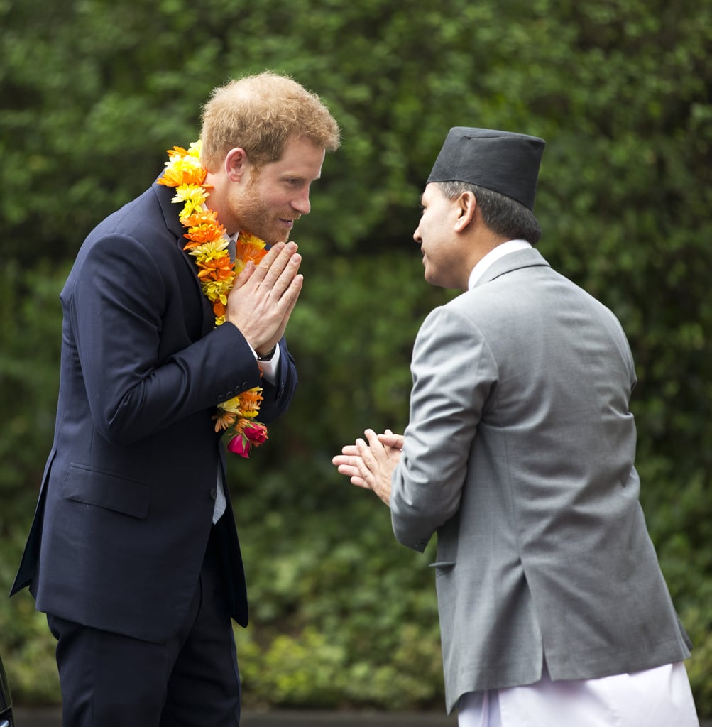Prince Harry at the Embassy of Nepal in London March 2017