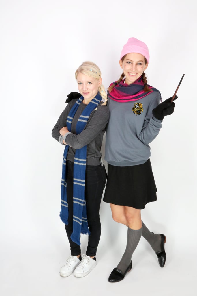 Anna and Elsa as Hogwarts Students