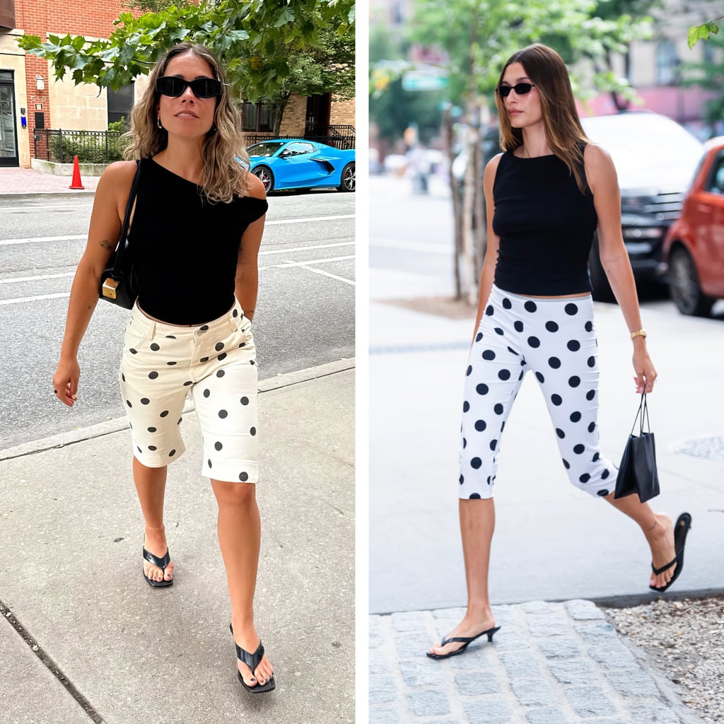 Hailey Bieber Wore Polarizing Polka-Dot Capris, So of Course I Had to Try Them