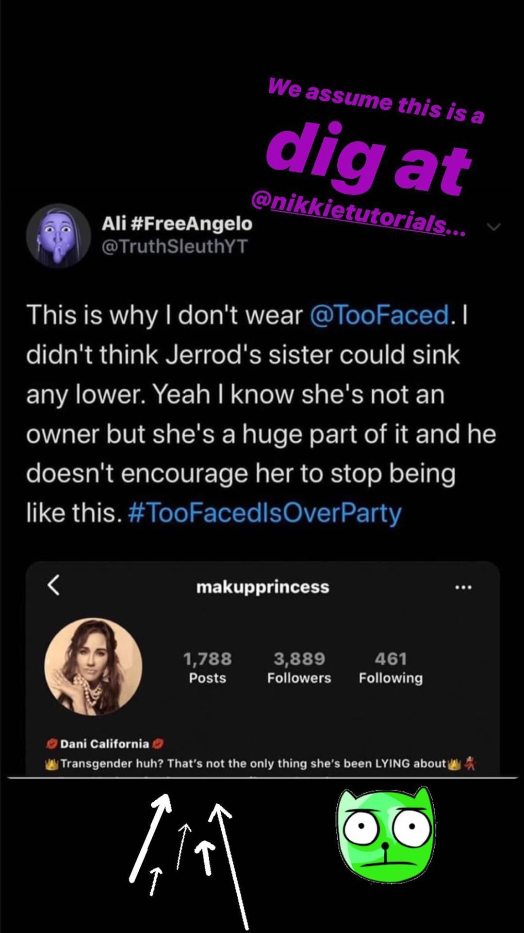Too Faced Founder Fires Sister For Nikkietutorials Comments Popsugar Beauty