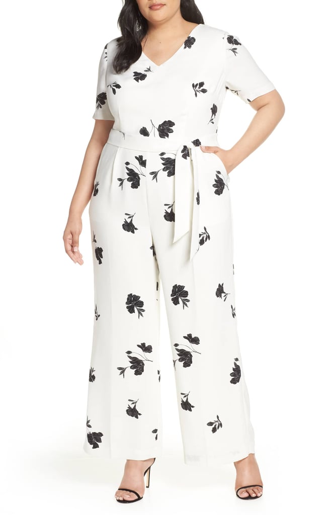 Vince Camuto Tossed Flowers Jumpsuit