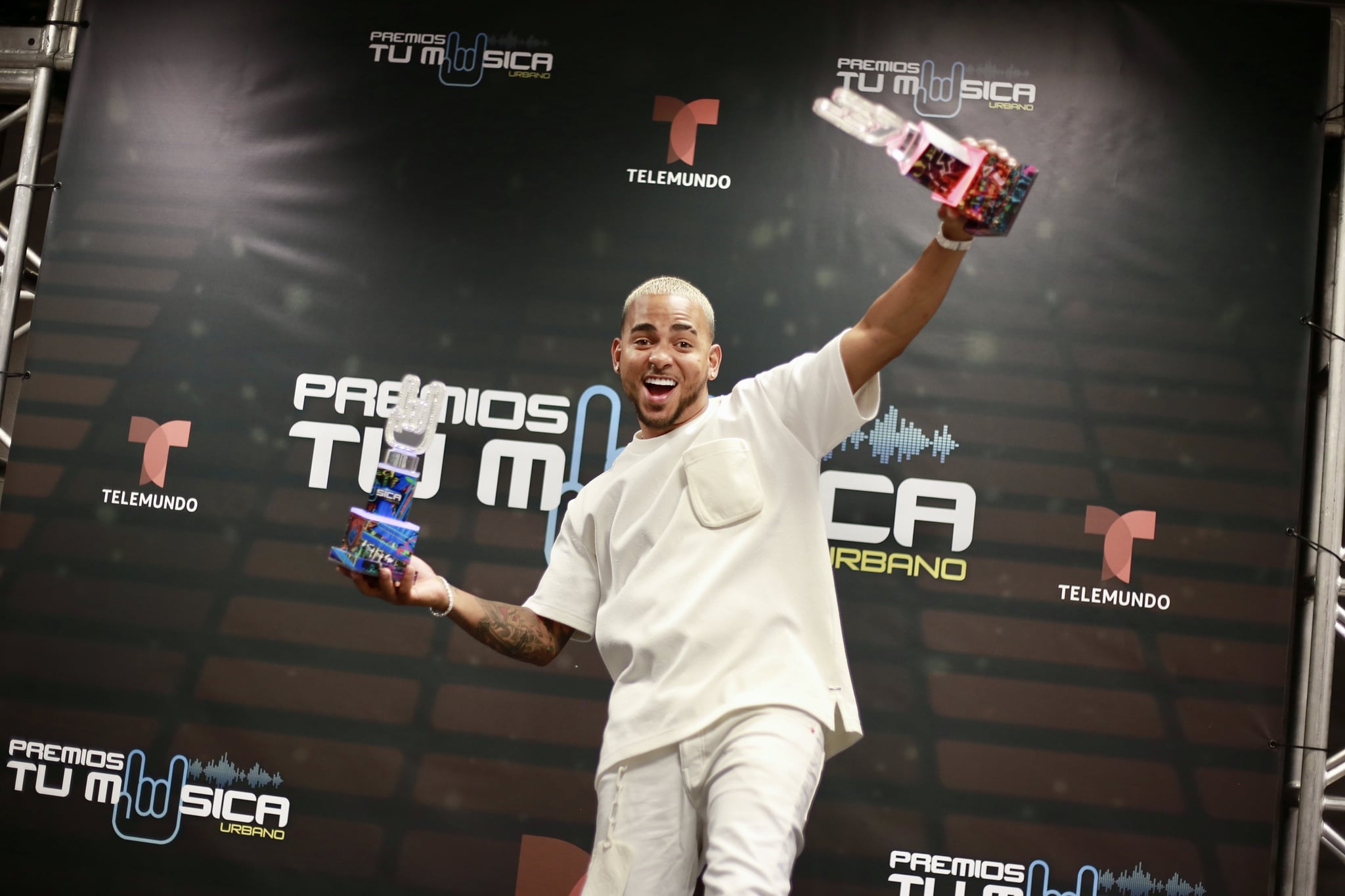 SAN JUAN, PUERTO RICO- MARCH 5: Ozuna poses in the press room during Premio Tu Música  at Coliseo Jose Miguel Agrelot on March 5, 2020 in San Juan, Puerto Rico. (Photo by Gladys Vega/Getty Images)