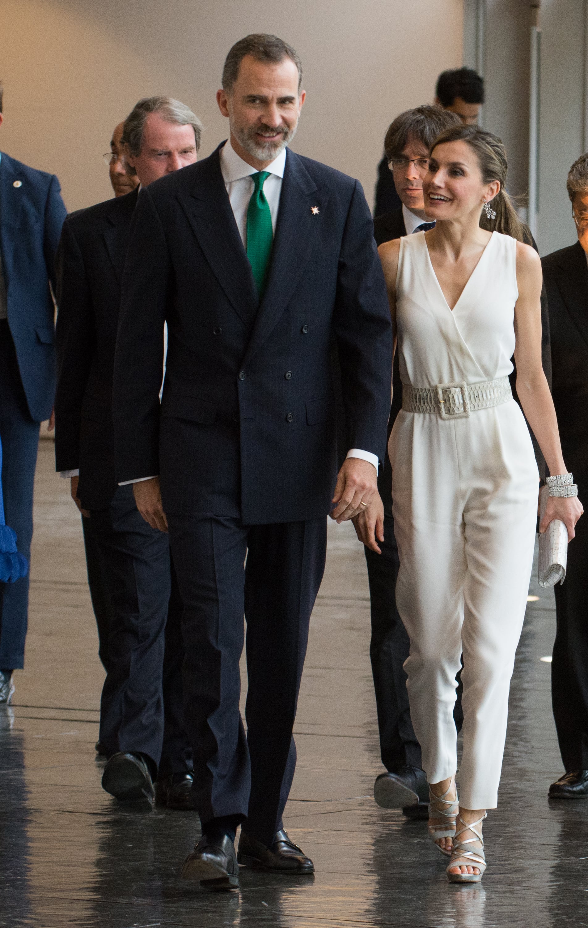 Queen Letizia Massimo Dutti Jumpsuit June 2017 | POPSUGAR Latina