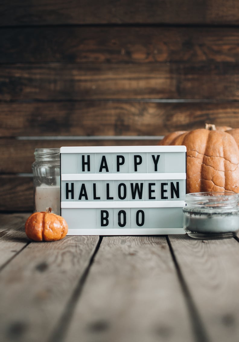 "Happy Halloween Boo" iPhone Wallpaper