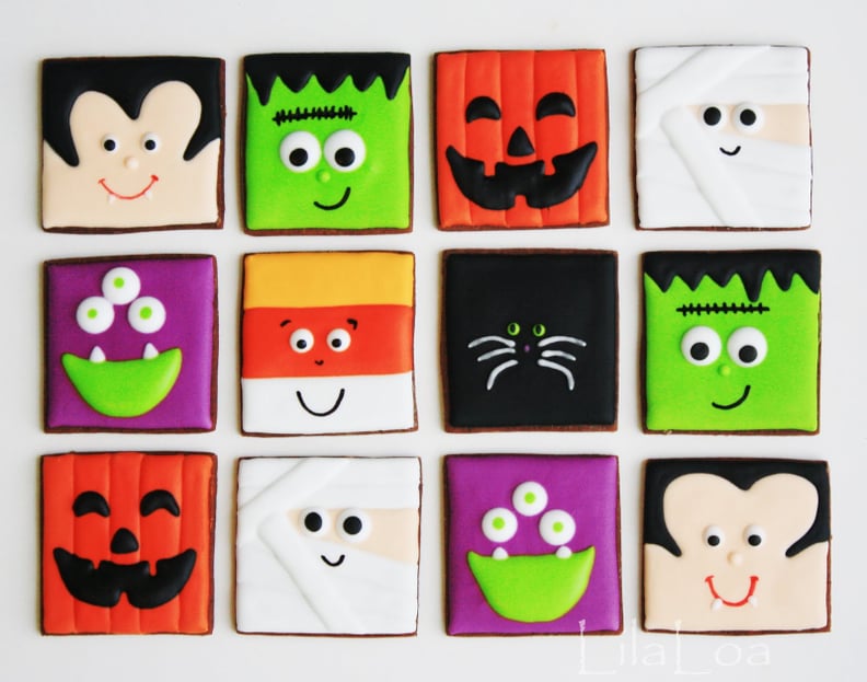 Spooky Square Cookies