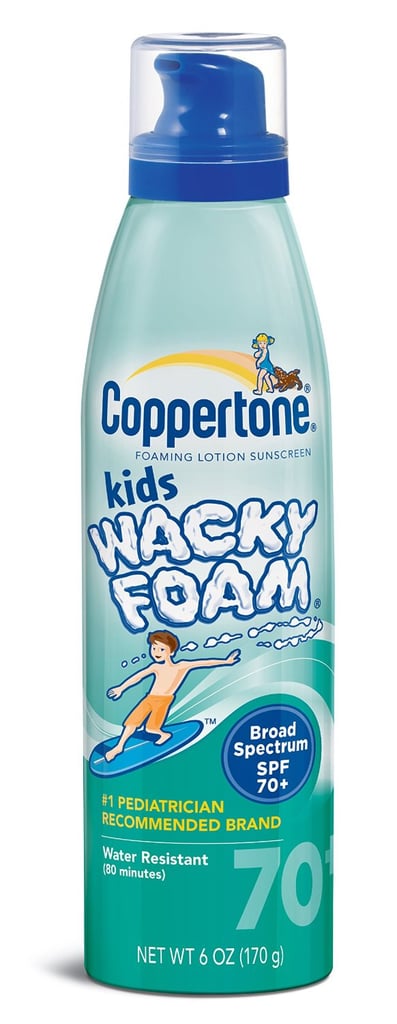 Coppertone Kids Wacky Foam Foaming Lotion Sunscreen, SPF 70+